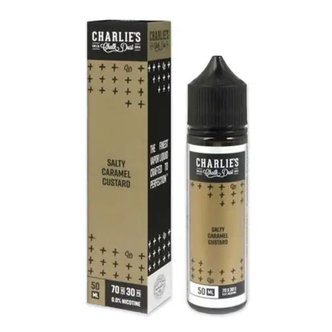 Charlies Chalk Dust CCD3 Salty Caramel Custard 50ml 0mg