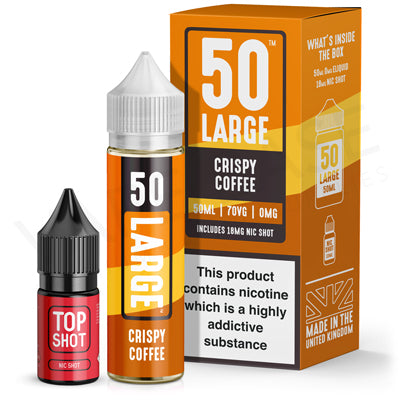 50 Large Crispy Coffee 50ml 0mg