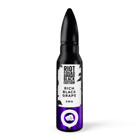 Riot Squad Black Edition Rich Black Grape 50ml 0mg