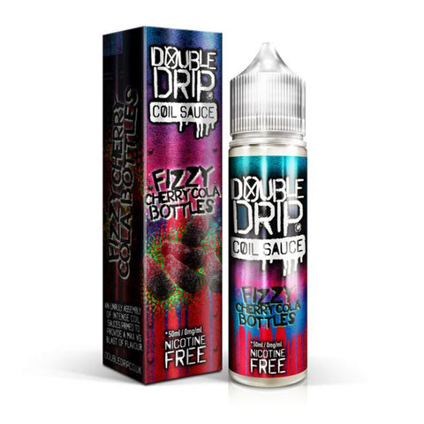 Double Drip Fizzy Cherry Cola Bottles 50ml 0mg