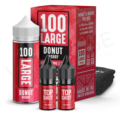 100 Large Donut Worry 100ml 0mg