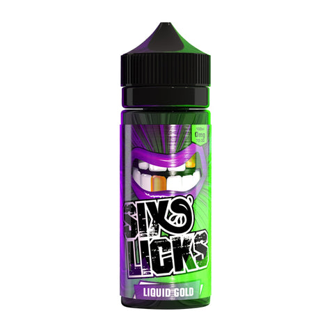 Six Licks Liquid Gold 100ml 0mg