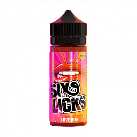 Six Licks Love Bite 100ml 0mg