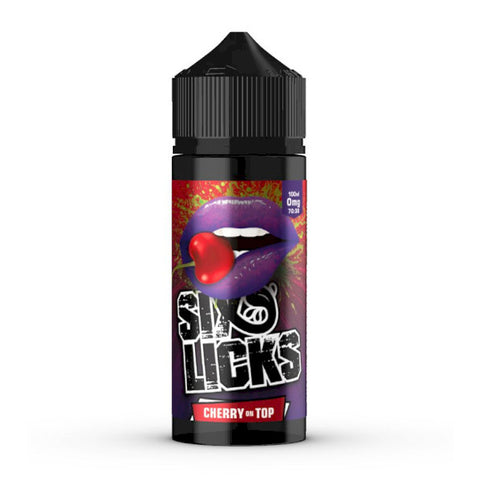 Six Licks Cherry On Top 100ml 0mg