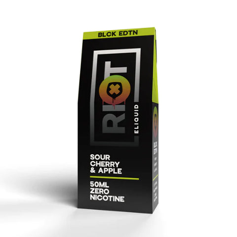 Riot Squad Black Edition Sour Cherry & Apple 2 x 50ml multipack 0mg