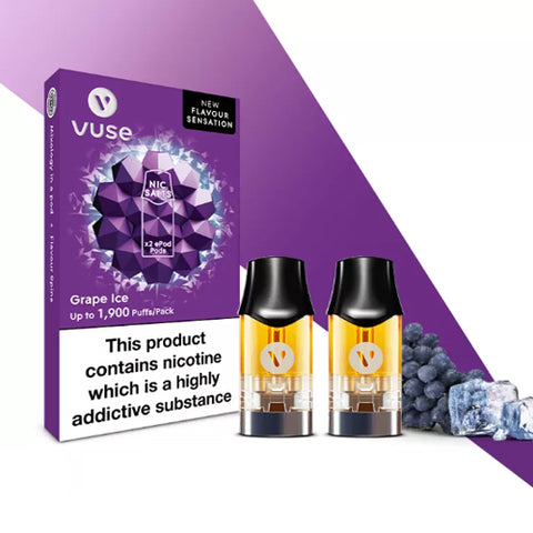 Vuse ePod Cartridge Grape Ice 12mg